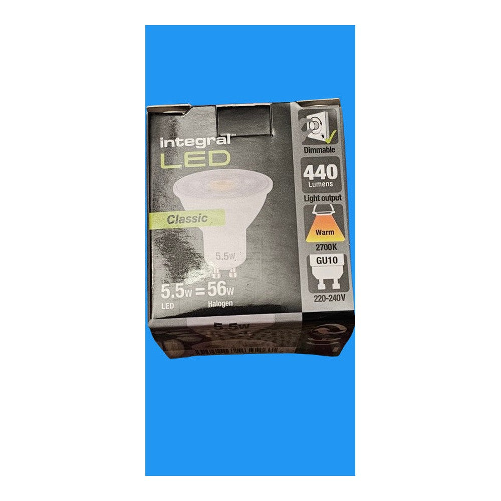 2 x GU10 3.5w Integral LED Bulb Lamp