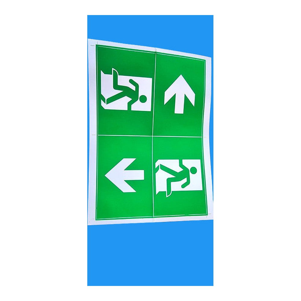 Emergency Exit Stickers Eterna ISO Legend Set for Slim Bulkhead SBHISOLGD