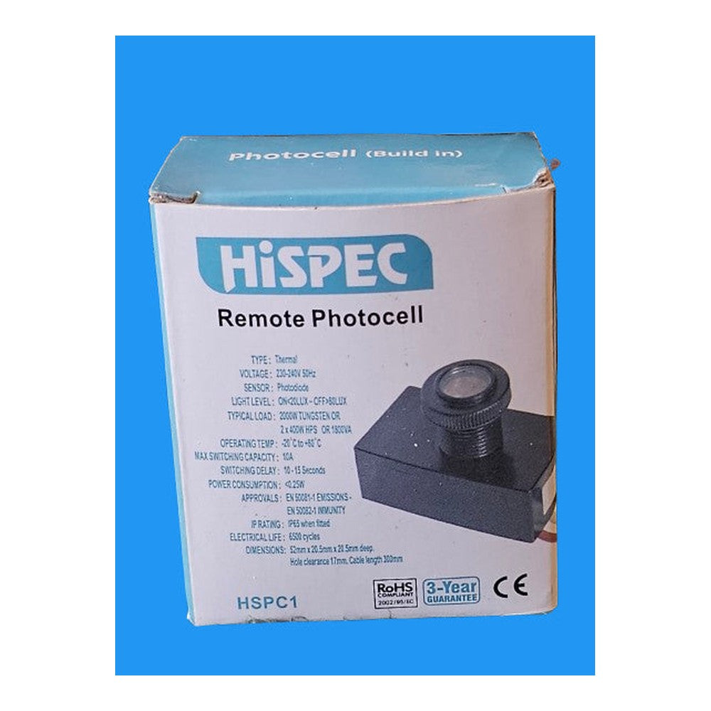 Hispec Remote Photocell Thermal 230 - 240v Photodiode