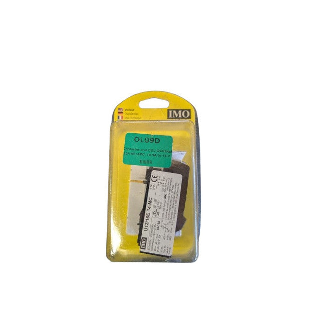 IMO OL09D Thermal Overload 10-14A for IMO Starters and contactors