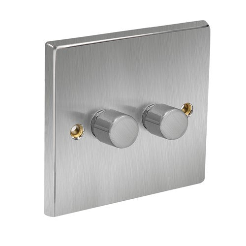 CED Satin Chrome Switches & Sockets - Axiom Electrical Fuse USB Cooker Flatplate
