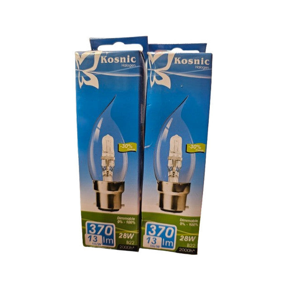 B22 28W ( Pack of 3 ) Kosnic Dimmable 370lm bulbs