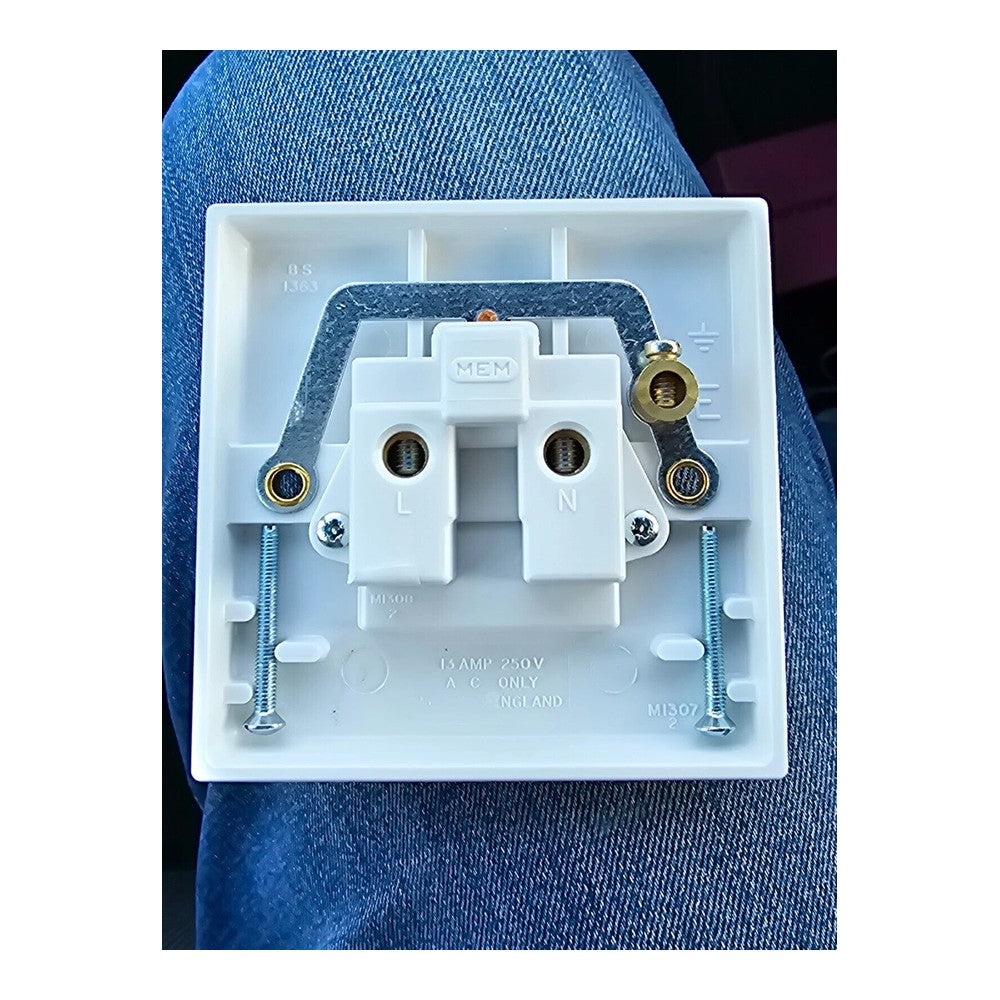 Eaton MEM White Switches & Sockets - Fused Switch, Unswitched