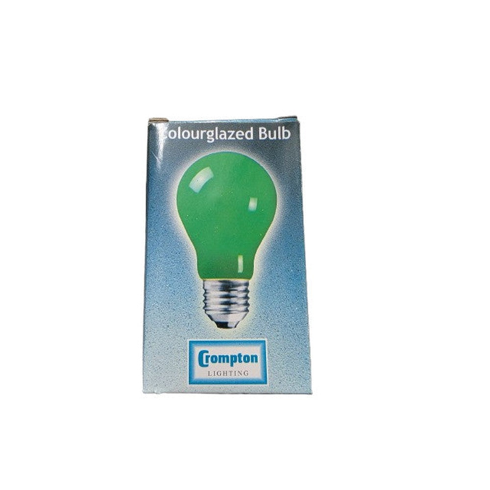 ES-E27 15W BLUE or GREEN 110V Colourglazed Bulb Lamp 60mm