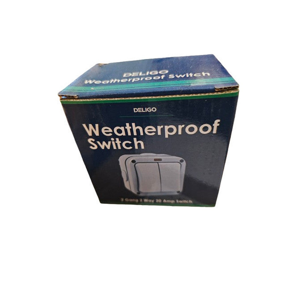 IP66 WEATHERPROOF SWITCH Deligo 2 GANG 2 WAY 20AMP