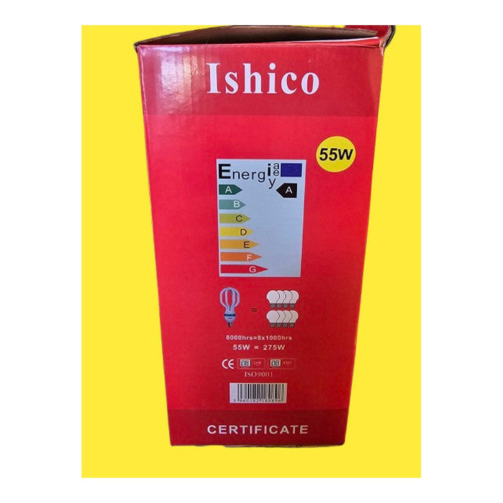 Ishico Tulip Bulb 55w ES-E27 Energy Saver Warm White