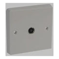 2 x Crabtree 1 Gang 1 Way Direct Connection Coaxial Socket White