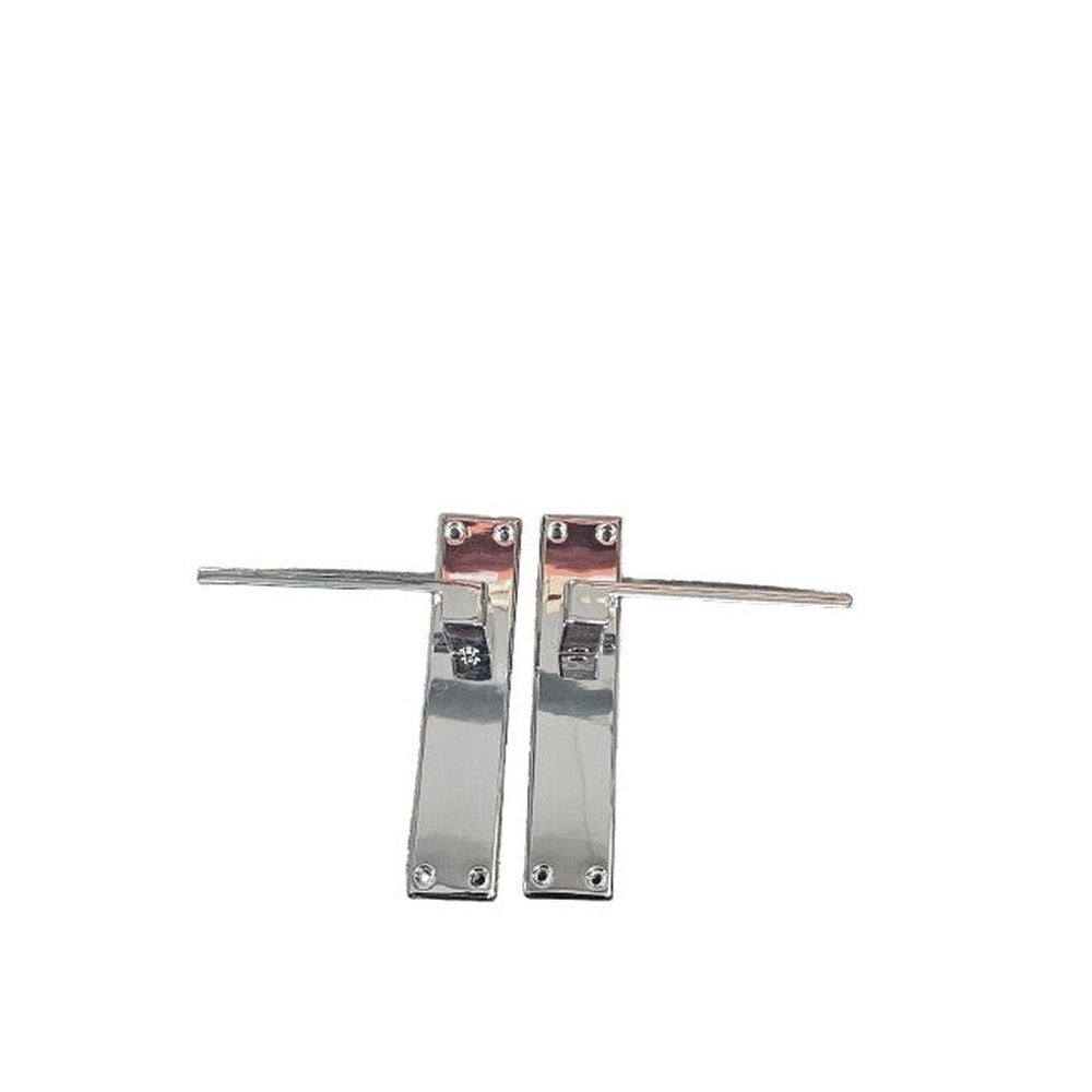 Carlisle Brass Serozzetta Satin Silver Lever Handle on Backplate, Fixings
