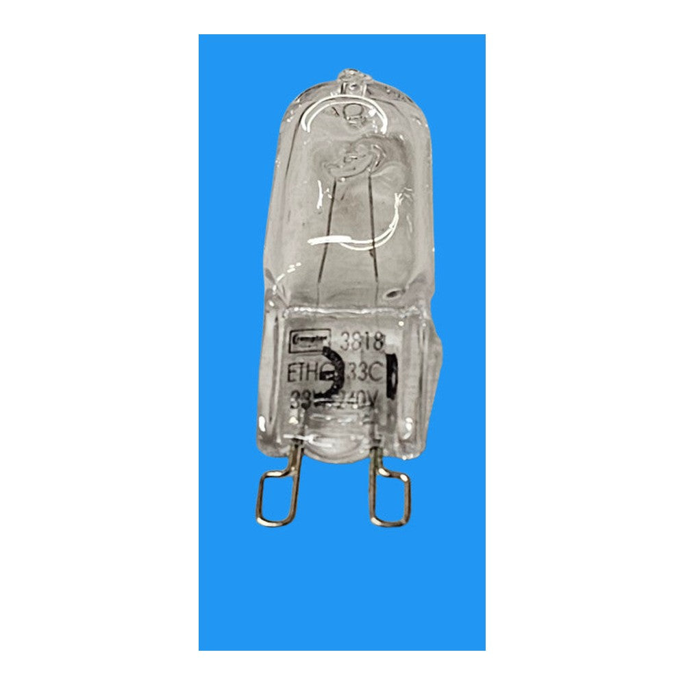 G9 33w Crompton Capsule 240v 2700k Warm White Clear UV Stop Glass Dimmable 460lm