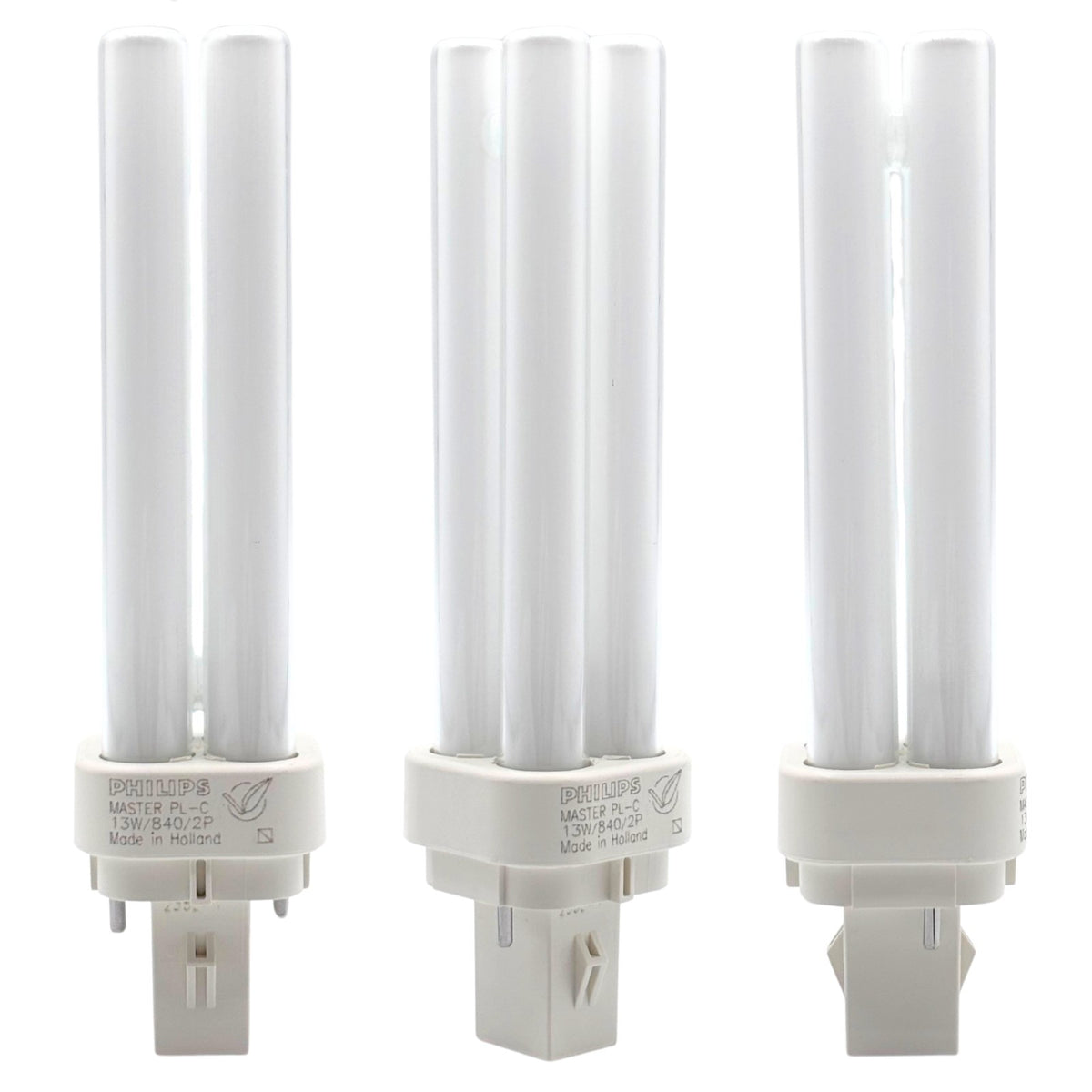 Philips Master PL-C G24D-3 - 13W 18W 26W 2 Pin 4 Pin Fluorescent Quad Tube Bulb