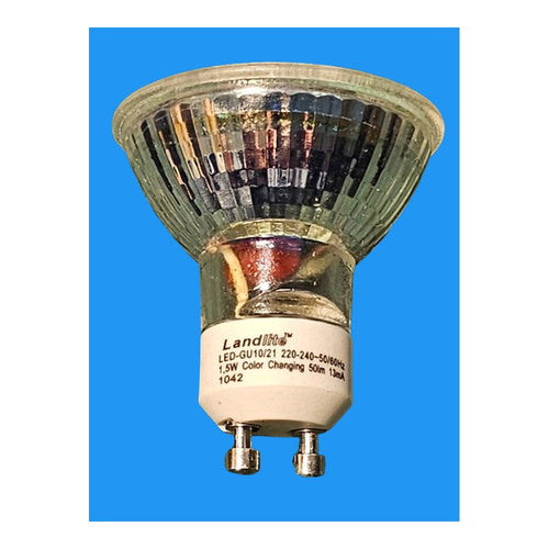 1.5W GU10 /21  ( Pack of 3 ) Colour Changing Bulb Lamp 50Lm Non-Dimmable