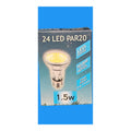 ES-E27 PAR20 1.5w ( Pack of 3 ) LED YELLOW Frontglass Lamp Bulb 240v