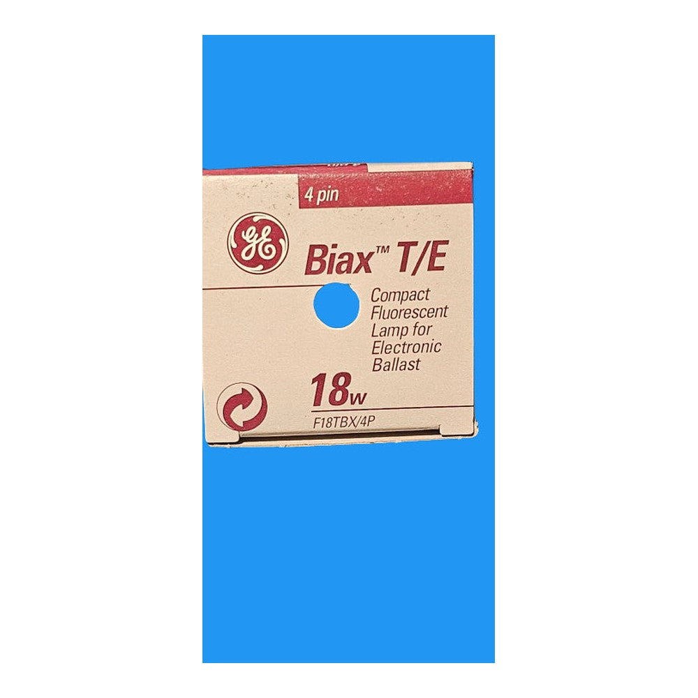 Biax T/E GX24q-1 4 Pin 18w Compact Fluorescent Lamp Bulb General Electric