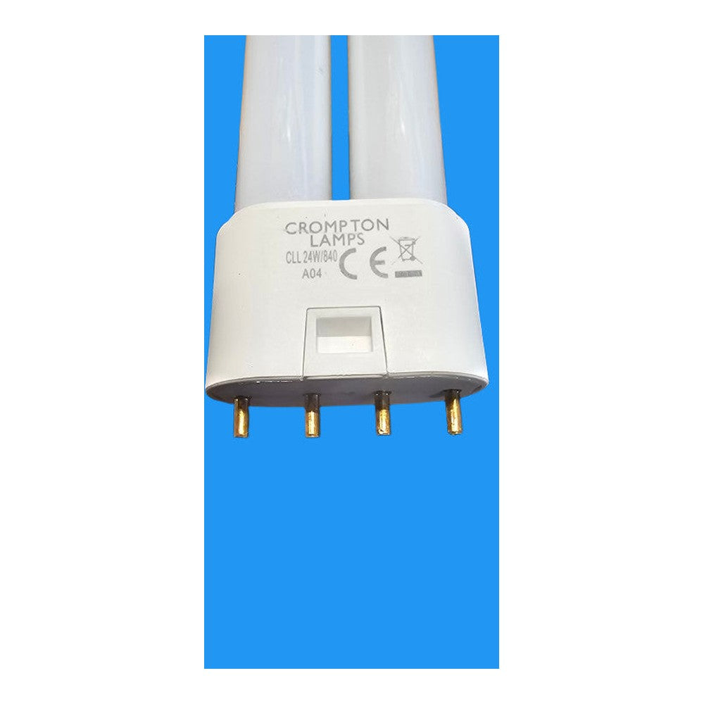 2G11 L Type 24W 4 Pin Crompton Compact Fluorescent Tube 1800lm