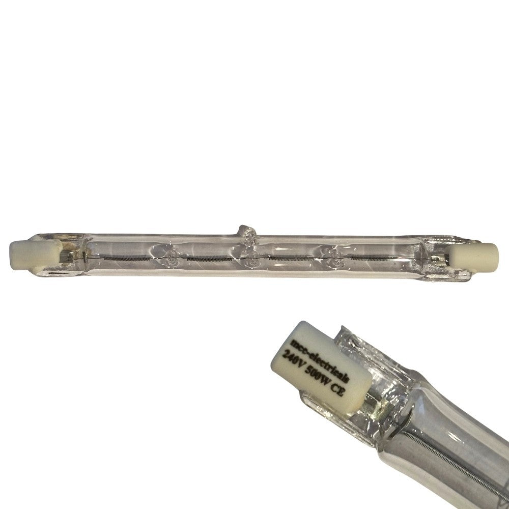 R7s Tungsten Halogen Bulb Lamp Tubes - Linear Various Lengths Brands Watts Volts