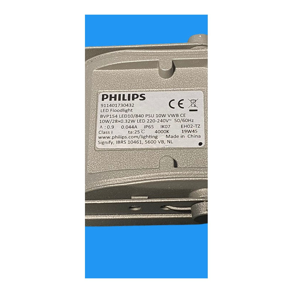 Philips LED 10W Floodlight 1050lm 4000k LED10/840 137mm x 96mm x 31mm