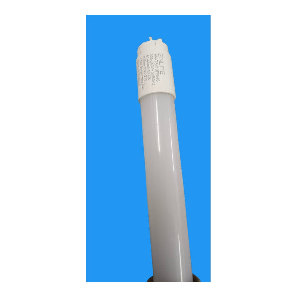 T8 10W G13 LED TUBE LIGHT 2ft 60cm 820lm 4000k white Free Starter 2 Pack ENLITE