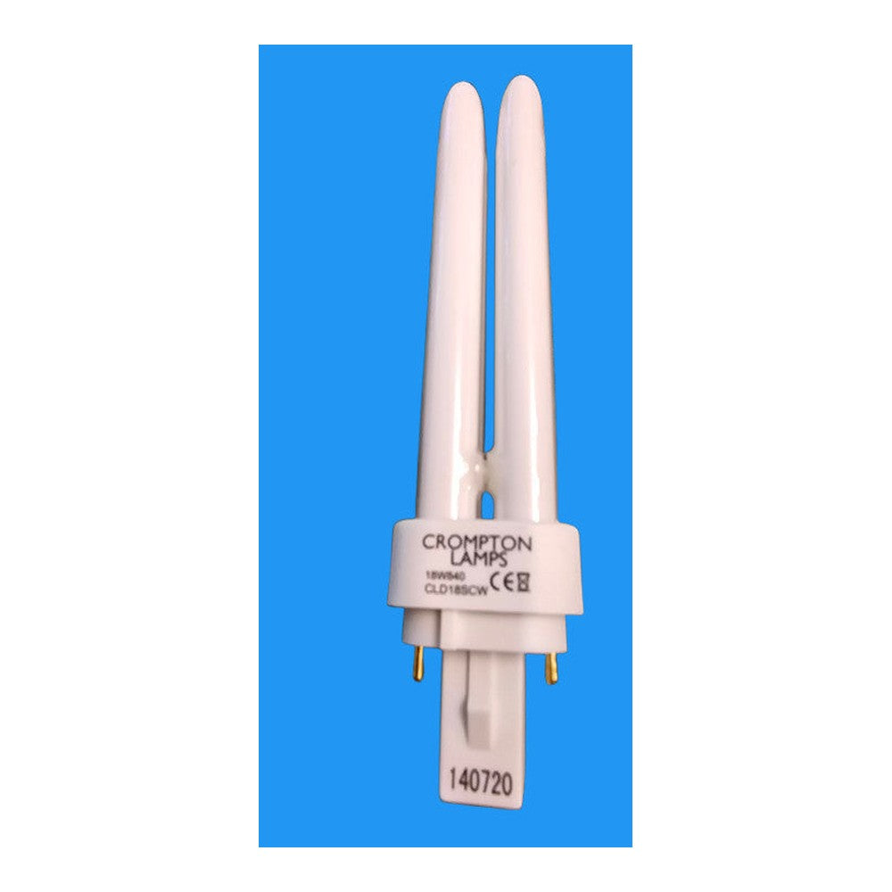 G24d-2 18W D Type Compact Fluorescent Bulb Lamp 1218lm 10000h CLD18SCW