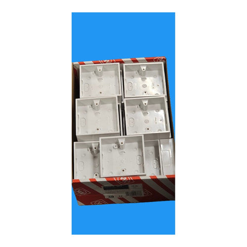 1G 25mm MK Surface Box 2 Entry-SQ Egatube Boxes ESU2512 WHI