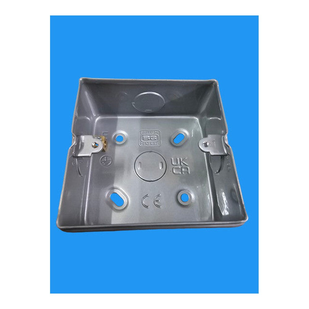 B.G. Metal Clad Single Back Box MC501