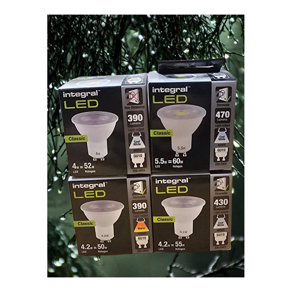Integral GU10 4W 4.2W 5.5W Bulb Lamp Various Choice