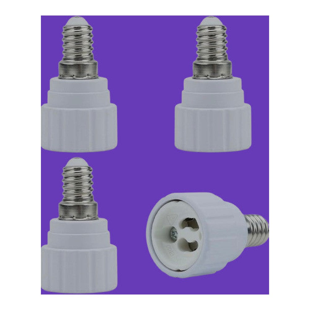 Converter SES /E14 to GU10  Lamp Socket Adaptor White Ceramic Base