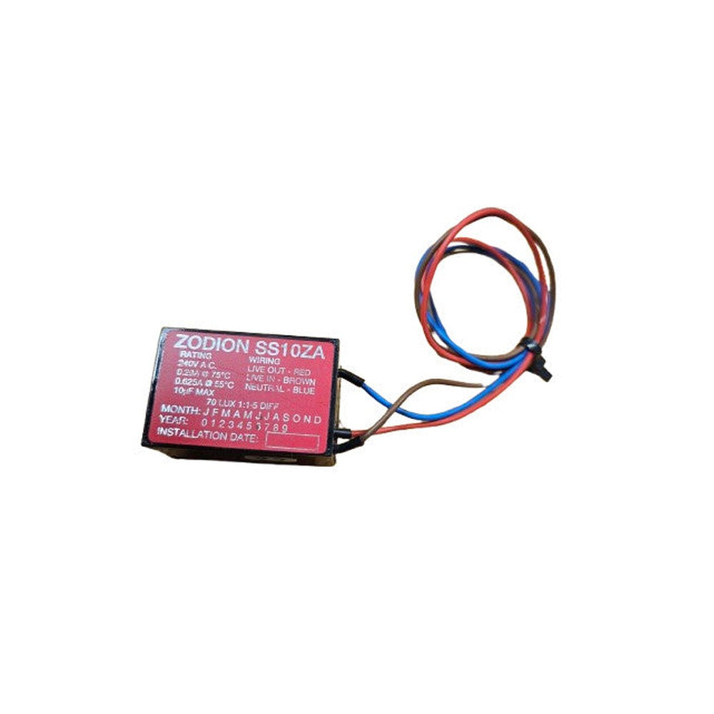 3 x ZODION SS10ZA Photocells 70 LUX Plus 16Brackets