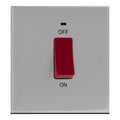 BG Nexus 45A DP Switch With LED Single Plate 874-01