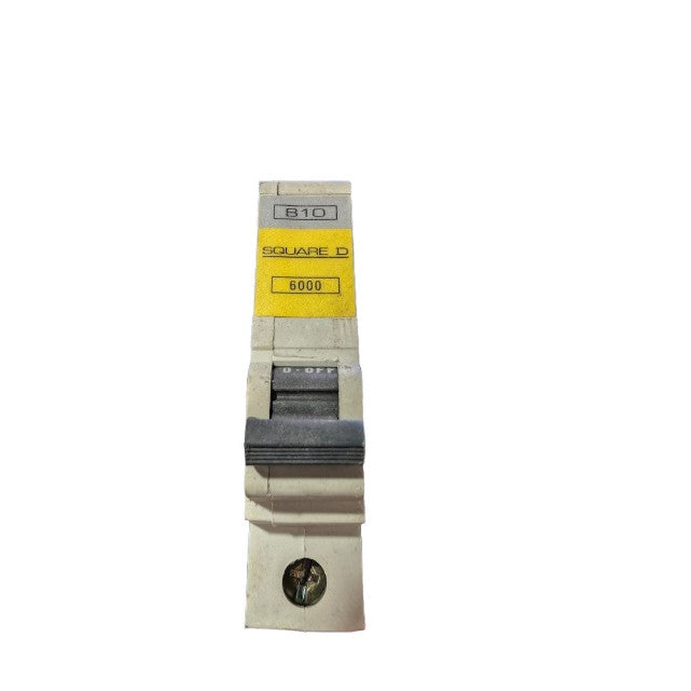 2x SQUARE D 10 AMP CURVE B 6kA MCB CIRCUIT BREAKER QOE 6000