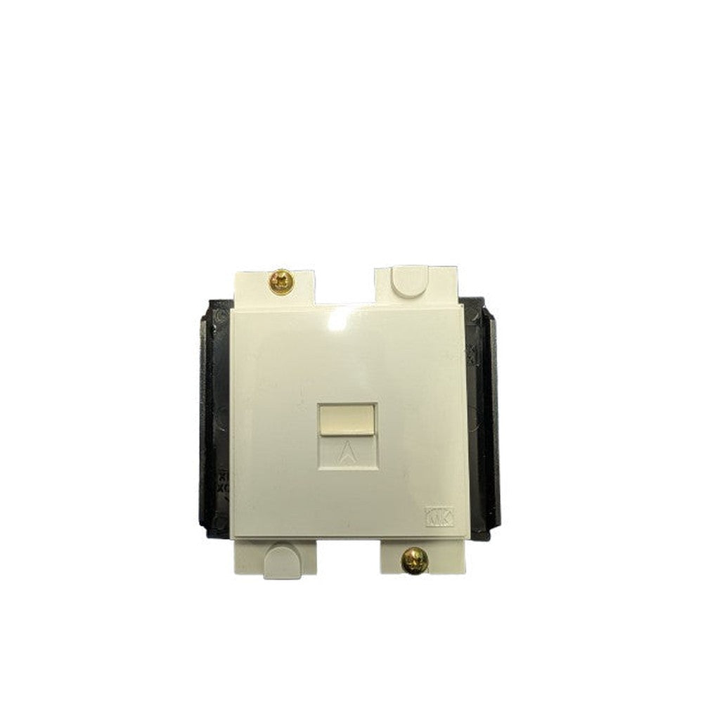 MK 1980 WHI 1 Gang Master Telephone Socket Outlet With Plastic Krone Tool