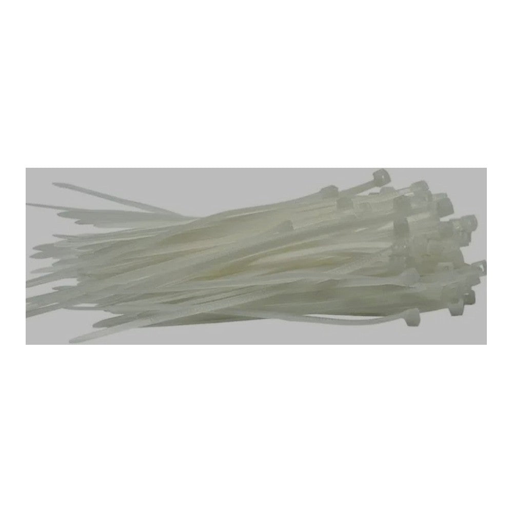 100mm Cable Ties Clips Clear