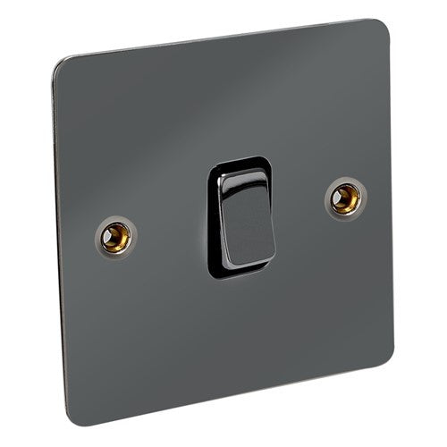 CED Black Nickel Switches & Sockets Flat Range - Axiom Electrical Flatplate