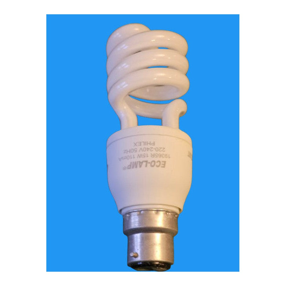 15w =75w BC Cap White Spial ECO-Lamp Energy Saver Compact Fluorescent  220-240V