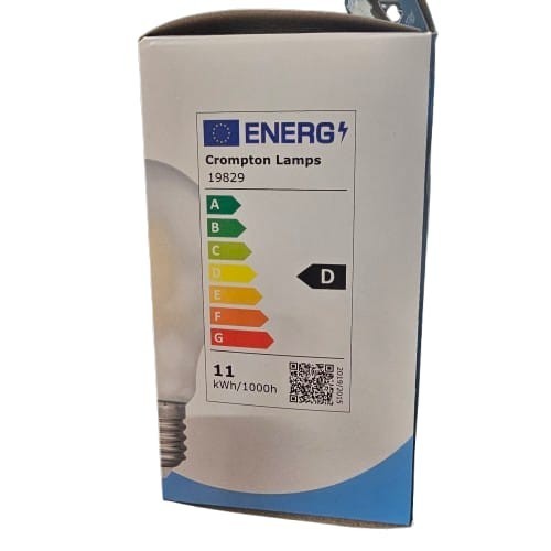 E27 Crompton LED Filament GLS Pearl Bulb 10.5W (100W) 4000K Cool White 19829
