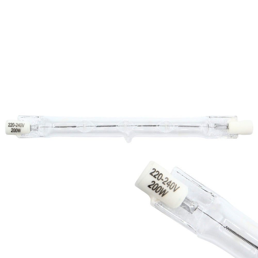 R7s Tungsten Halogen Bulb Lamp Tubes - Linear Various Lengths Brands Watts Volts