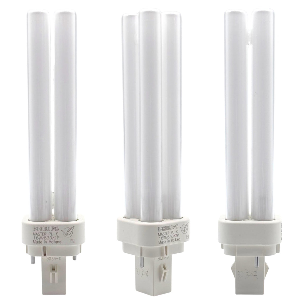 Philips Master PL-C G24D-3 - 13W 18W 26W 2 Pin 4 Pin Fluorescent Quad Tube Bulb