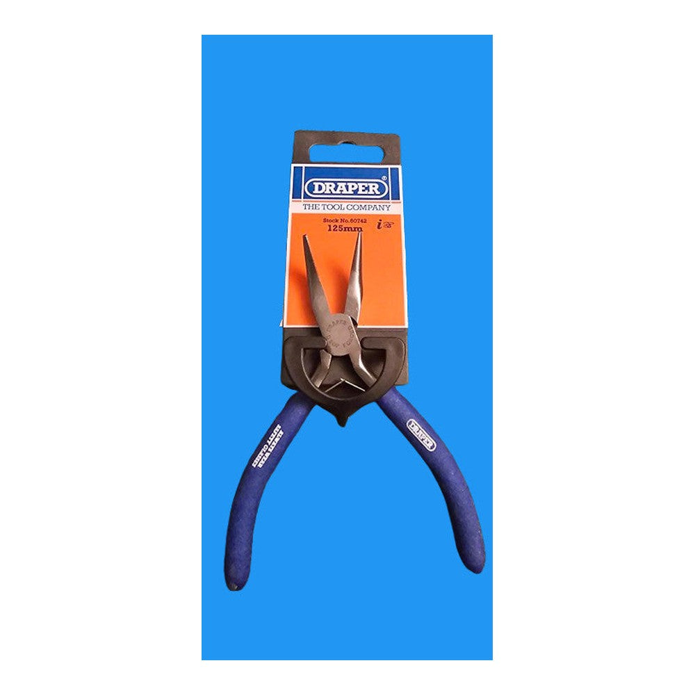 Draper 60742 Carbon Steel Bent Nose Electronics Pliers 125mm