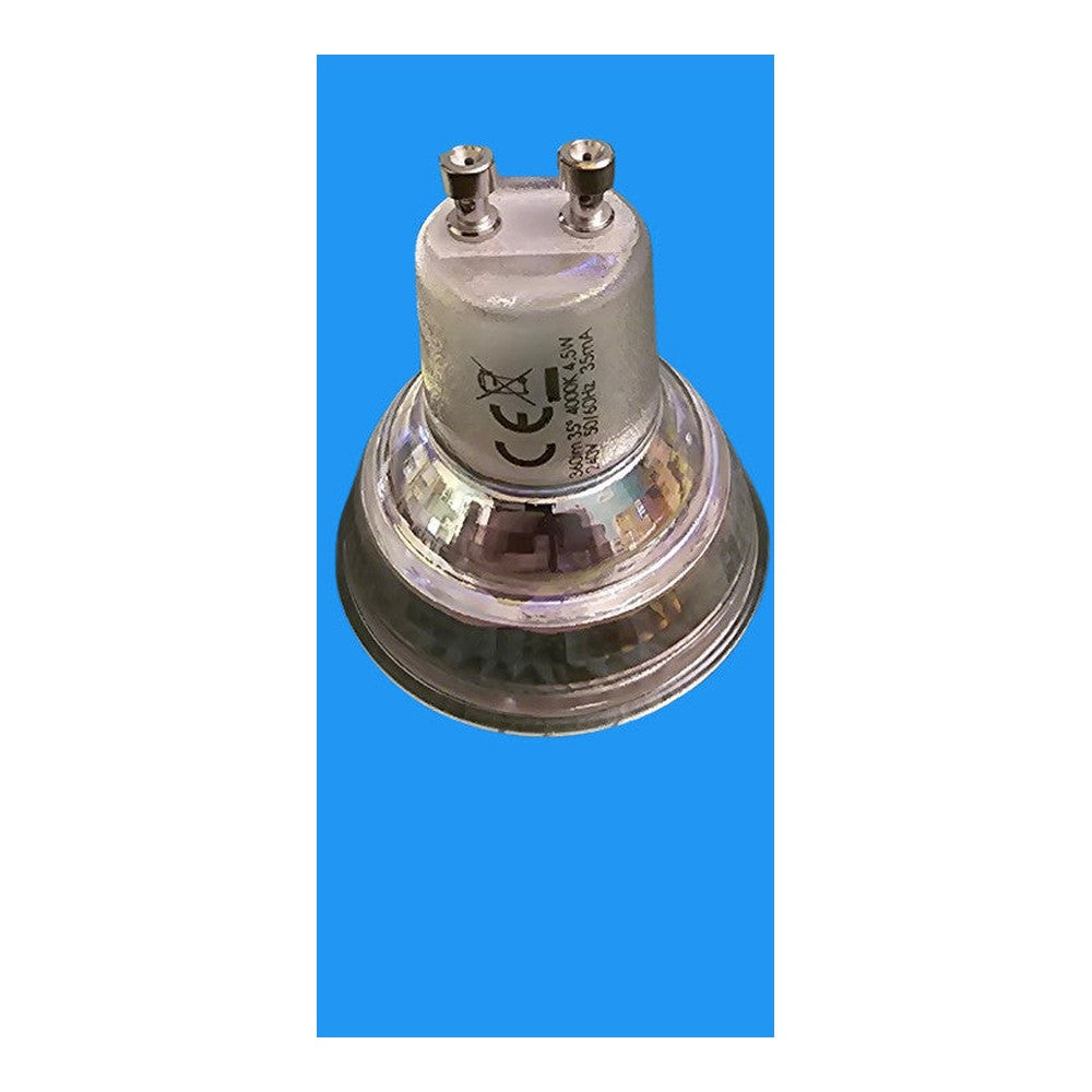 GU10 4.5W LED Crompton Cool White Bulb 4000k 360lm Ideal Retrofit 15000H 4887