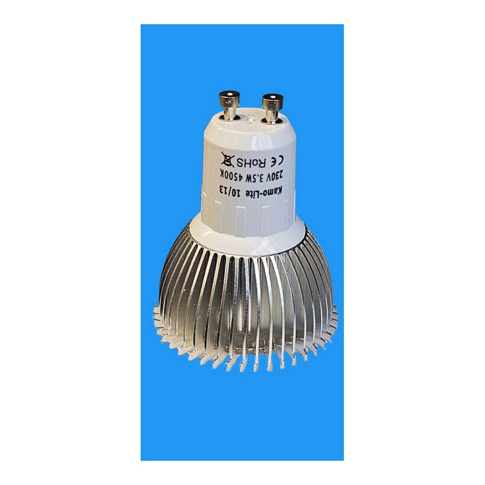 GU10 3w = 35w cool white Bulb Lamp Pack of 2 Kamo-lite