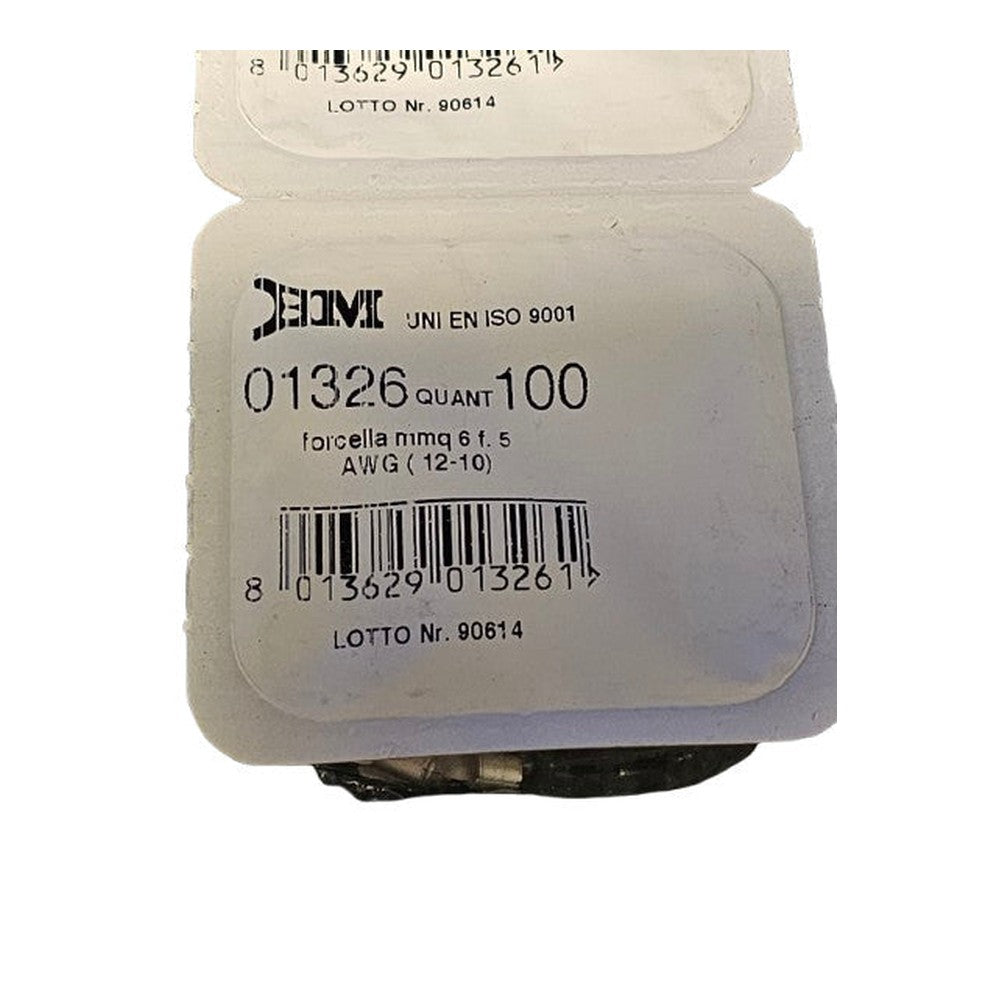 BM FORK Crimp Terminals - U Type Cable Connector AWG 12-10 mmq 6f.5