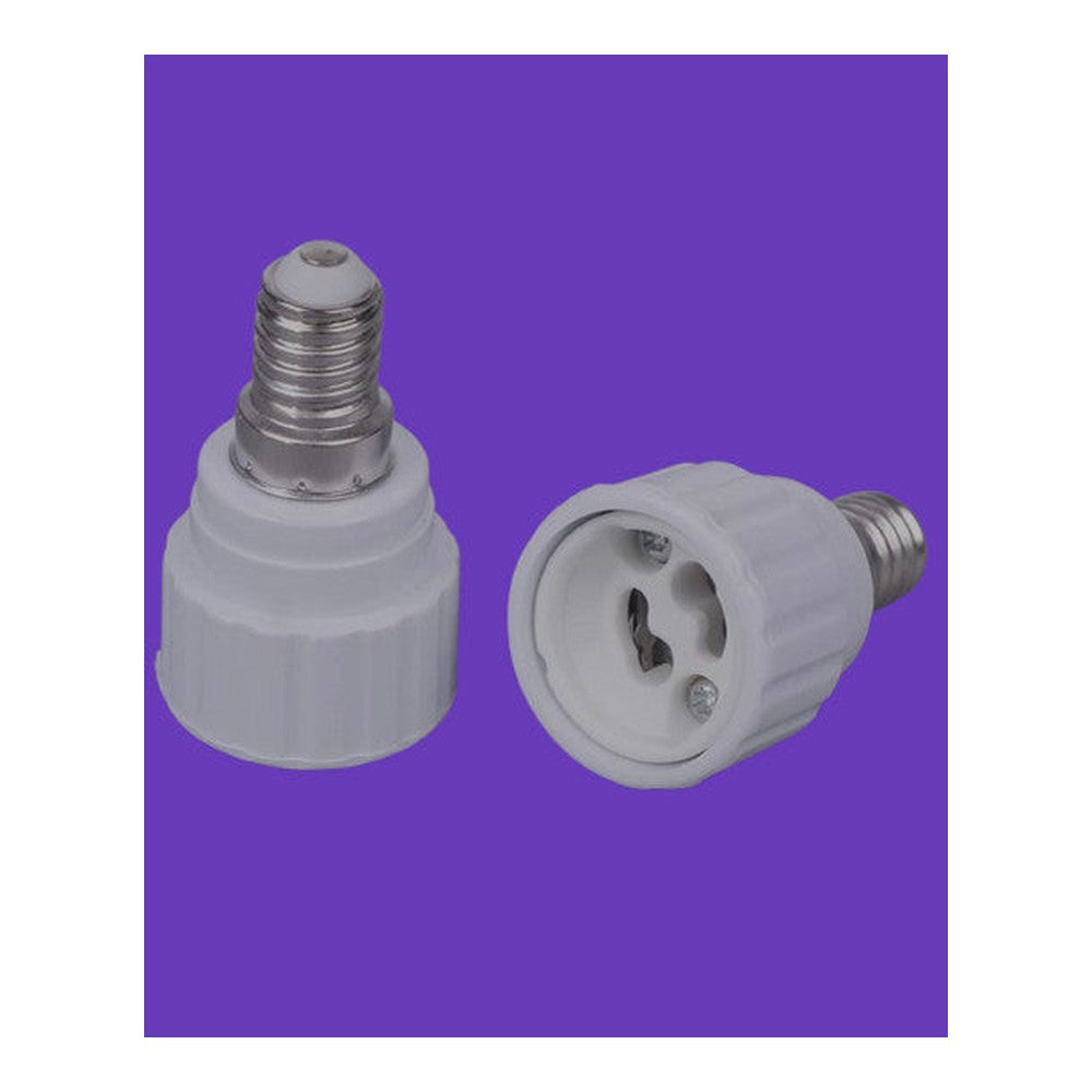 Converter SES /E14 to GU10  Lamp Socket Adaptor White Ceramic Base
