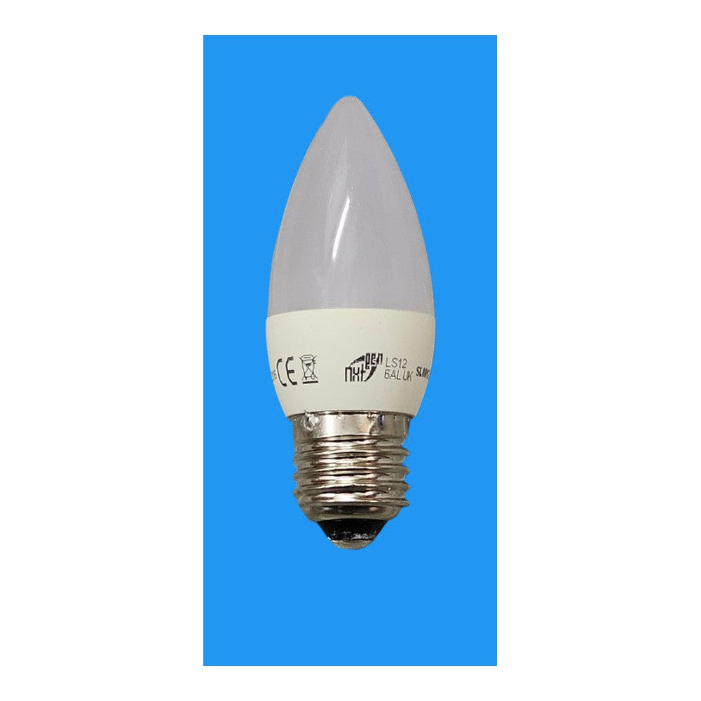 4 x ES E27 6W = 40W Replacement LED Candle Bulb 470lm NXT SimplyLED Warm White