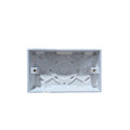 5x Knightsbridge ST1500 2 Gang 25mm Double Surface Mounting Pattress Box
