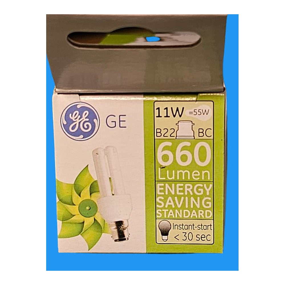 BG B22 11W = 55W BC 660lm Energy Saver Bulb Lamp Non-Dimmable 2700k