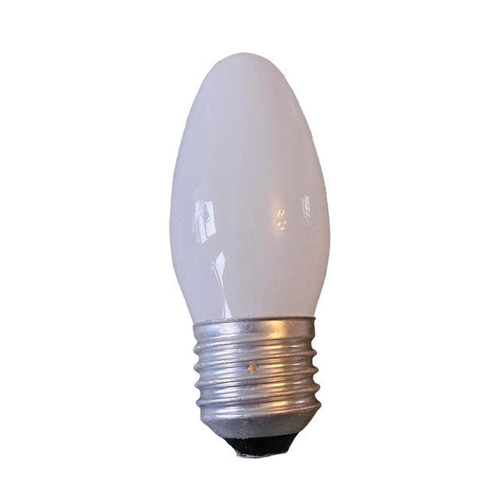ES/E27 Cap 25W ( Pack of 4 ) Opal Candle Bulb 240v 180lm 1000H
