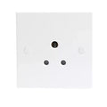 Knightsbridge ST5U - 5A Round Pin White Un-Switched Wall Socket
