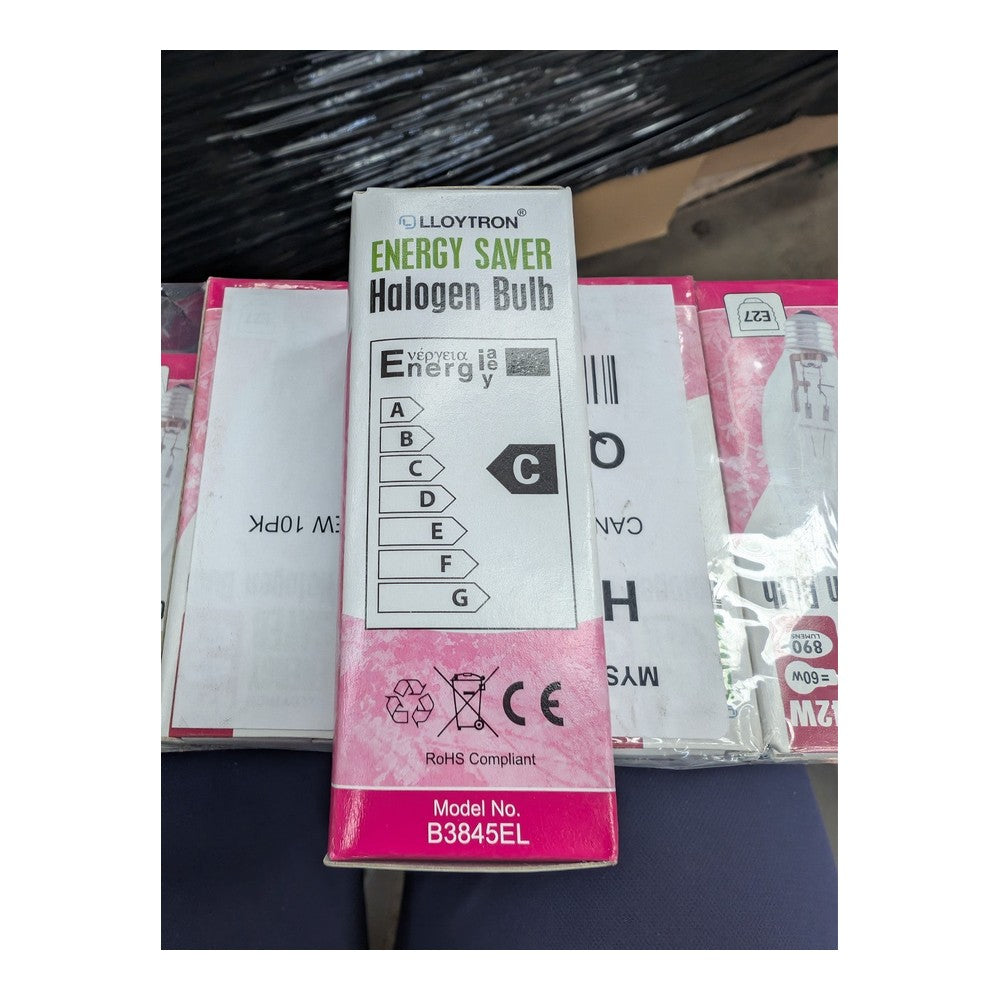 E27 42W (=60W) X 4 Dimmable Halogen Clear Candle Light Bulbs Bright White Light