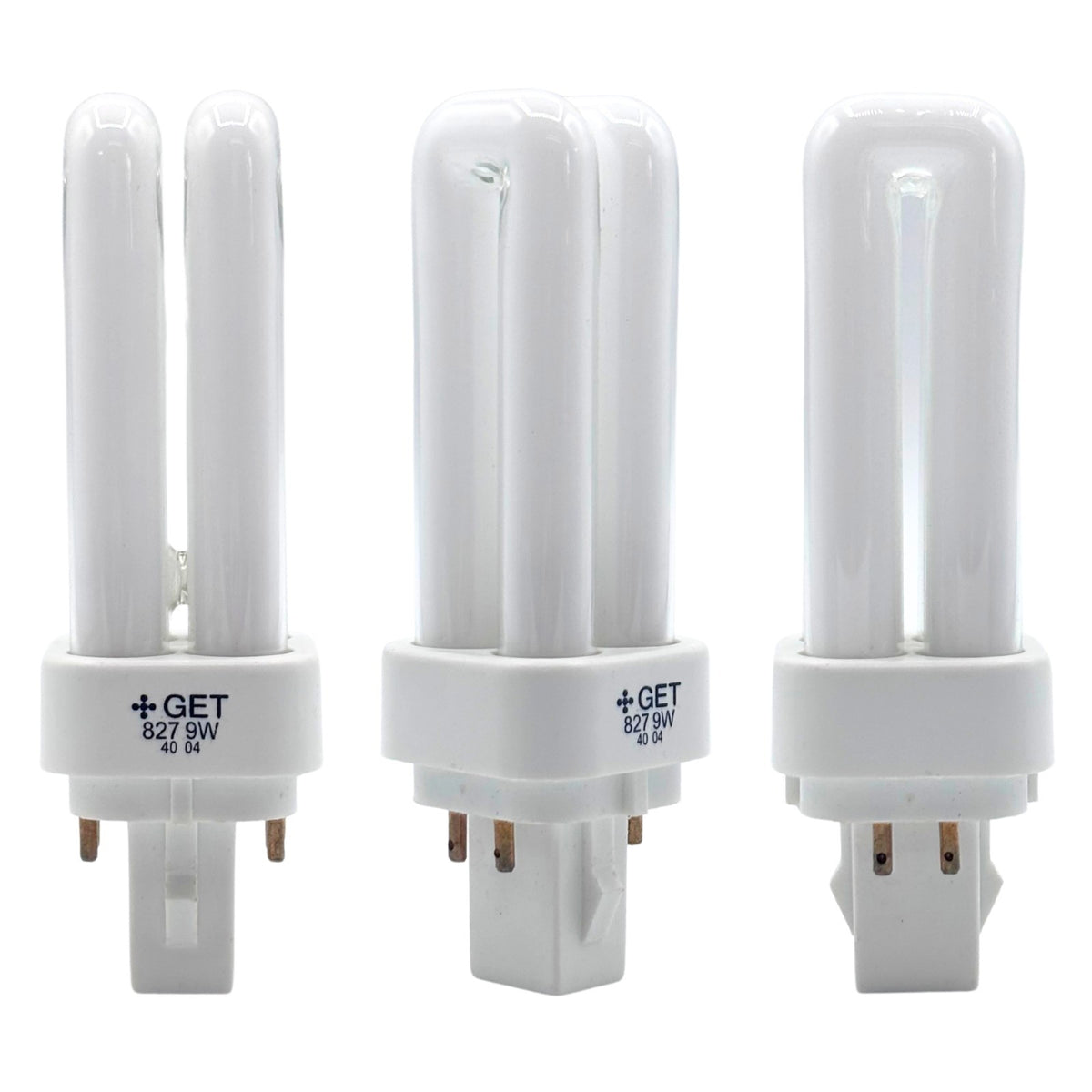 GET Compact Fluorescent Quad Tube Double Turn Cool or Warm White 9W 11W 13W 26W