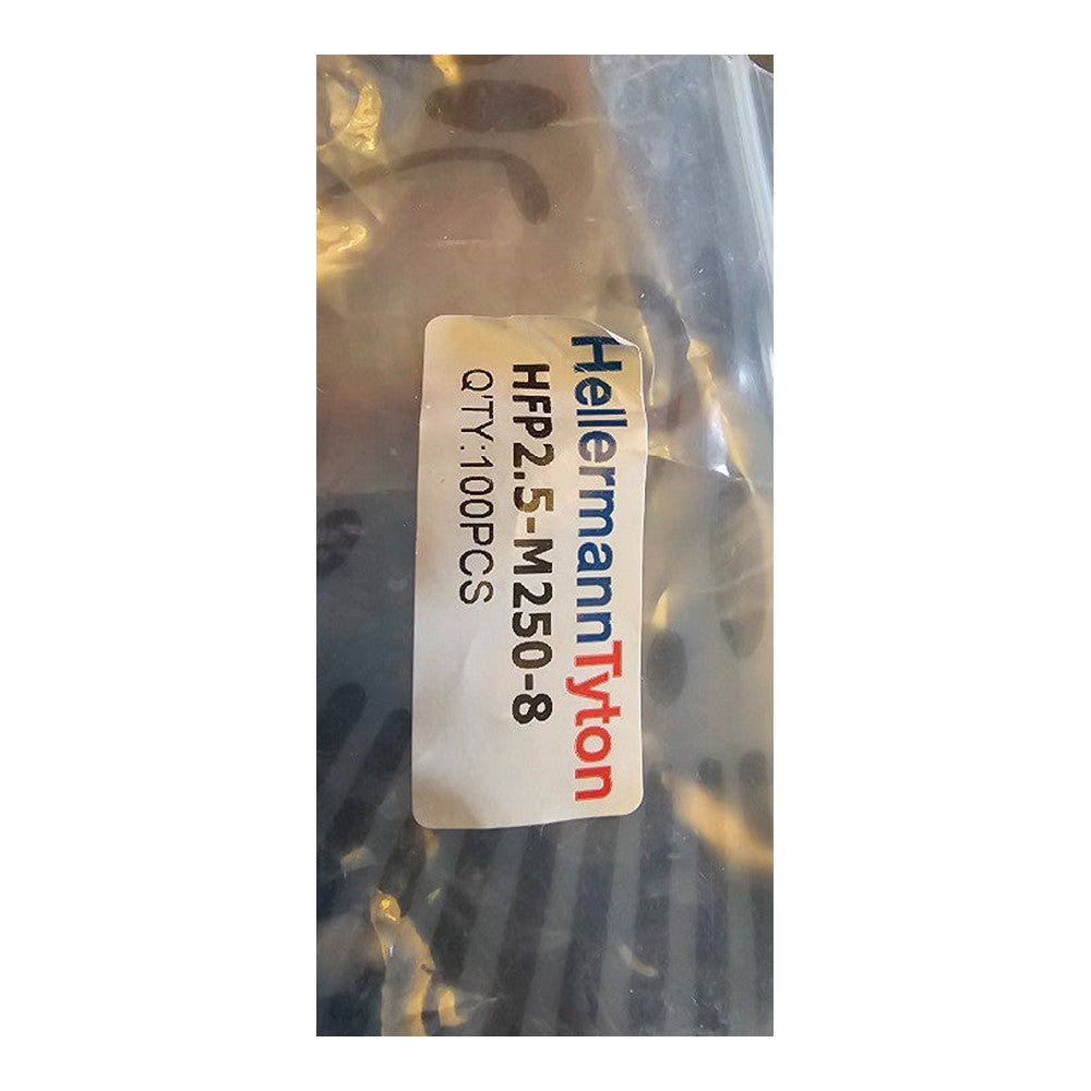 Blue Insulated Male Spade Connectors Crimp Clamps HFP2.5-M250-8 HellermannTYTON