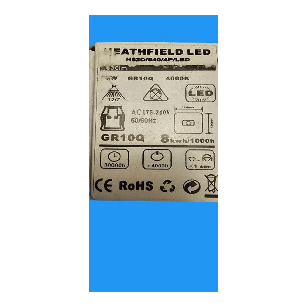 GR10q LED 2D 8W 2 Pin 820lm 4000k Heathfield